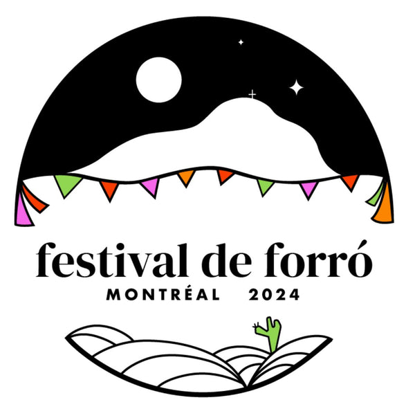 Logo do festival de forró de Montreal 2024
